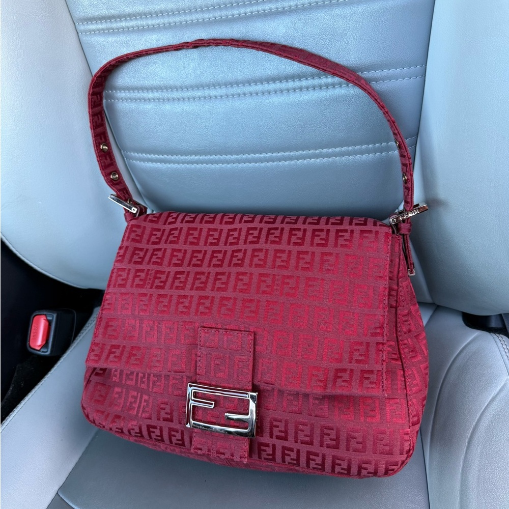 Fendi Mama baguette Preowned Burgundy bag